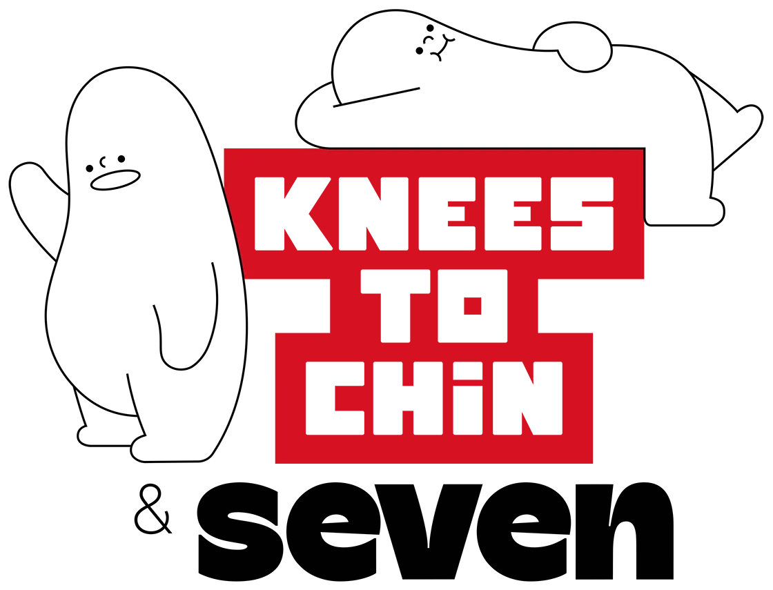 Knees to chin x Seven