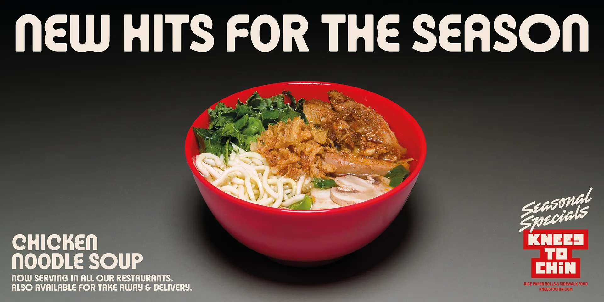 New hits for the season - Chicken noodles soup