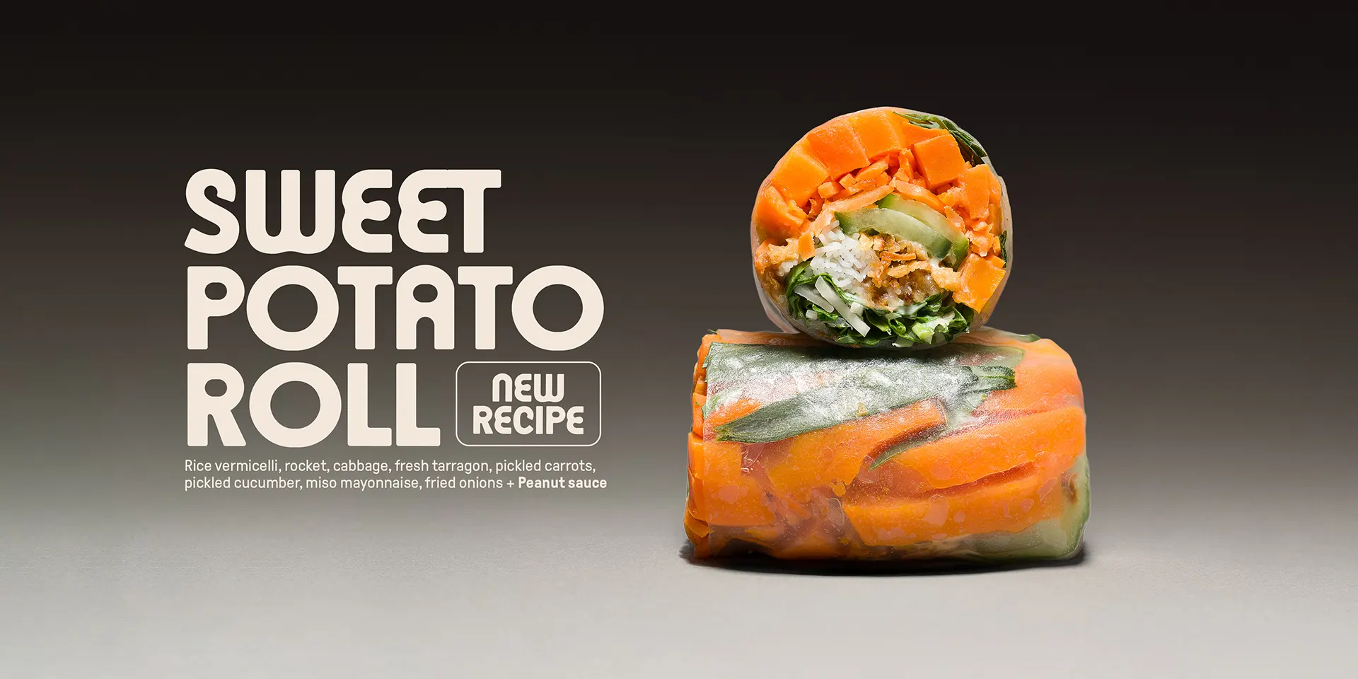 Sweet potato roll - new recipe